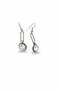 Silver Color Crystal Earrings-Çengelli - 2