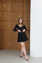 Pleated Shorts Lined Short Skirt Black - 3