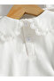 Girls Lace Neckline Sleeveless Top and Shorts Set - 4
