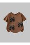 Girls Bow Detail Round Neck Top and Ruffle Skirt Set - 4