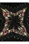Small Nostalgic Crochet Embroidered Scarf/Yemeni/ Tulle Bent/Başörtü