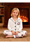 Girls Panda Print Long Sleeve Shirt and Pyjama Set - 4