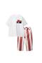 Araba Patterned Boy's Top and Bottom Set - 2
