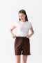Women's Lace-Up Summer Shorts – Relaxed Fit Casual Short Pants, Pocketed Linen Look Beach Shorts - 4