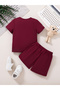 Boys Bear Print T-Shirt and Shorts Set - 2