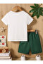 Boys Graphic Print T-Shirt and Shorts Set - 2