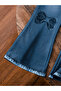 Girls Bow Print Short Sleeve Top and Pants Set - 6