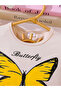 Girls Butterfly Print Short Sleeve Top and Shorts Set - 3
