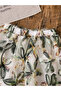 Girls White Floral Top and Mesh Skirt Set - 5