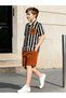 Teen Boys Striped Shirt and Shorts Set - 3