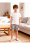 Boys Short Sleeve T-Shirt and Shorts Pyjama Set - 8