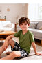 Boys Short Sleeve T-Shirt and Shorts Pyjama Set - 8