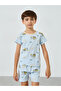 Boys Truck Print T-Shirt and Shorts Set - 2