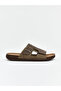 Lcw Steps Brown Suede Look Men's House Slippers - 2