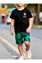 Boys Graphic Print T-Shirt and Shorts Set - 5