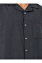 Men Grey Striped Cotton Shirt and Shorts Set - 3