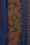 Denim Jacket with Embroidered Front and Sleeves - Navy Blue - 8