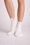 4-Piece Elegant Women's Ankle Socks Embroidered (P Cotton U, Breathable, E Stretchy - 2