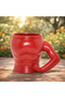 Muscular Body Design Ceramic Mug – Fun Bodybuilder Design Coffee Cup