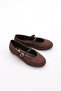 522556Sc Women's Rosetta Stone Detailed Elastic Buckle Ballerinas - 2