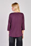 Women's Three-Quarter Sleeve Blouse - Plum - 5