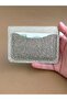 Genuine Leather Minimal Avuçiçi Glittery Leopard Design Women's Wallet Card Holder Drc-18 - 6