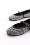 522556Sc Women's Rosetta Stone Detailed Elastic Buckle Ballerinas - 4