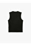 Regular Fit Sleeveless Crew Neck Printed Sports Tank Top - 3