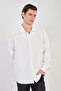 Men's Regular Fit Classic Shirt - Ecru - 2