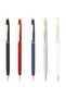 The Klasis 2 (Golden Yellow Line) Metal Case, Ballpoint Pen, (with Blue Cartridge), White - 2