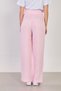 Women's Beli Tie-Detail Loose Trousers with Cotton Pockets - Pink - 4