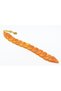 Coarse Grain Marbled Orange Powder Amber Fish Prayer Beads 002 - 3