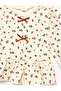 Bow Detail Cotton Pack Long Sleeve Crew Neck Floral T-Shirt - 5