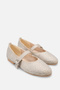 Ni̇l women's front k Belt i stone b Ballet Flats a034-k3375