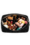 Black Glittery Makeup Organizer Bag Inner Organizers for Cosmetics and Travel Makeup Bag Pieces - 2