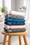 100% Cotton 6-Piece Hand & Face Towel Set |   50X90 cm |   Soft and Absorbent |   Daily Use & Dowry