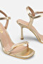 Buket women's front stone heeled shoe a012-k5625 - 3