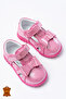 Genuine Leather Bow Orthopedic Velcro Baby Kids Sandals