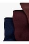 Multicolored Basic 3-Piece Sock Set - 3