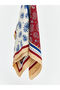 Alita City Lcw Accessories Ecru Satin Patterned Women's Bandana with a Difference - 4
