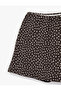 Slim Fit High Waist Shorts Skirt - 4