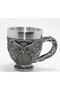 Knight Embossed 3D Stainless Steel Mug Alk4477 – Decorative Collectible Coffee Tea Cup - 2