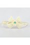 Pearl Beaded Ribbon Design Hair Crown – Girls' Hair Accessory