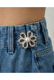 Pants Waist Reducer Button, Flower Model Decorative Button with Pearl Detail, Pants Waist Reduction Button