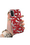 Oppo A55 4g Compatible Hard Acrylic Back Silicone Edge Lens Protection Case