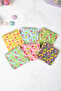 10X10 cm 6-Pack Cardboard Cover Spiral Pocket Notebook Notepad - Flamingo - 4