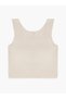 Teen Girls Scalloped Hem Vest with Light Padding - 2