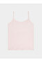 Girls Pink Cotton Vest - 2