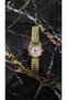 Elegant Gold-Tone Stainless Steel Bracelet Analog Quartz White Dial Women's Wristwatch - 4