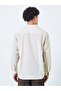 Men Beige Relaxed Fit Striped Cotton Shirt - 4